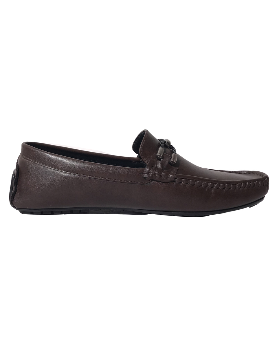 Tom Smith Mens Synthetic Brown Slip-On Casual Shoe