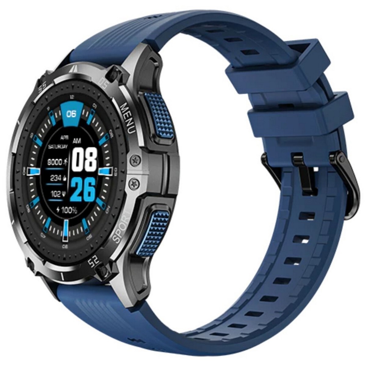 Noise Smart Watch Fit Force Plus Teal Blue