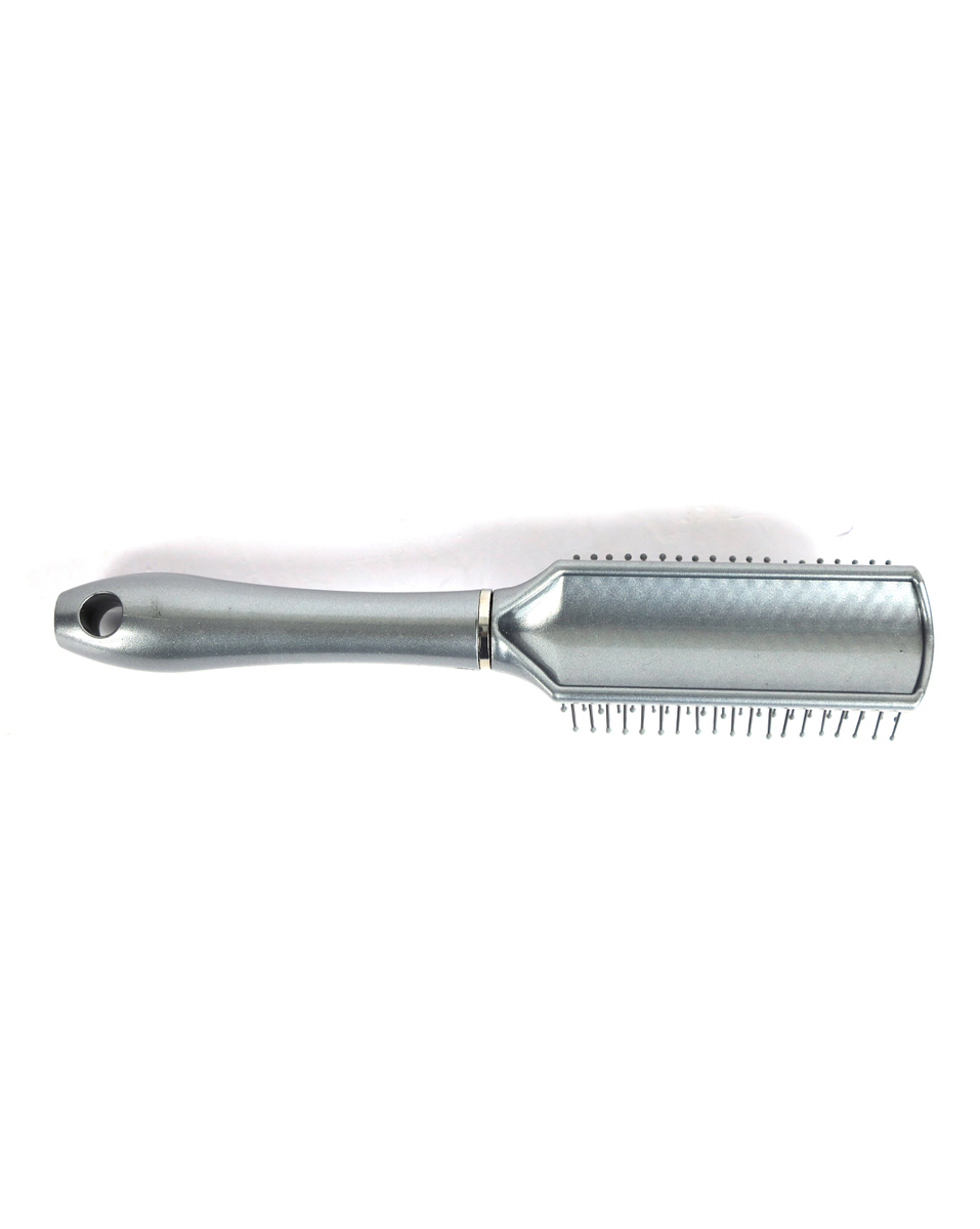 Vega Flat Hair Brush Silver