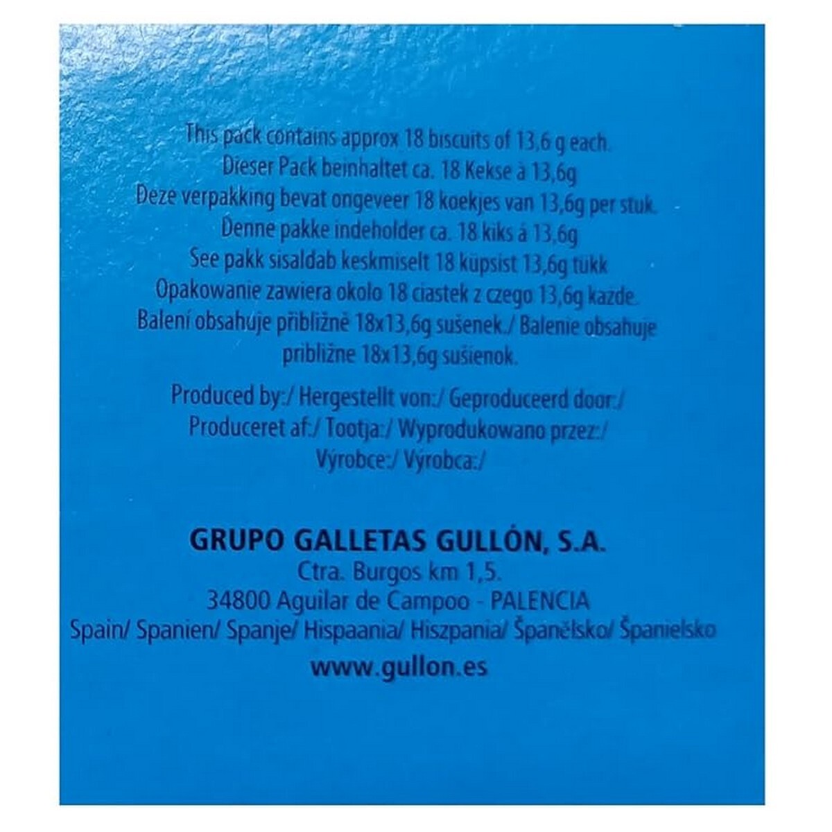 Gullon Sugar Free Digestive Biscuits 245G