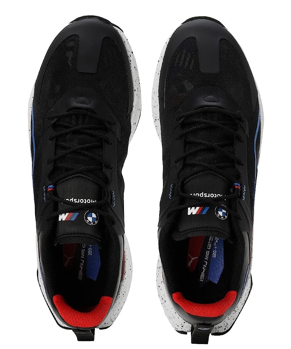 Puma Mens Textile Black Lace-Up Sports Shoe