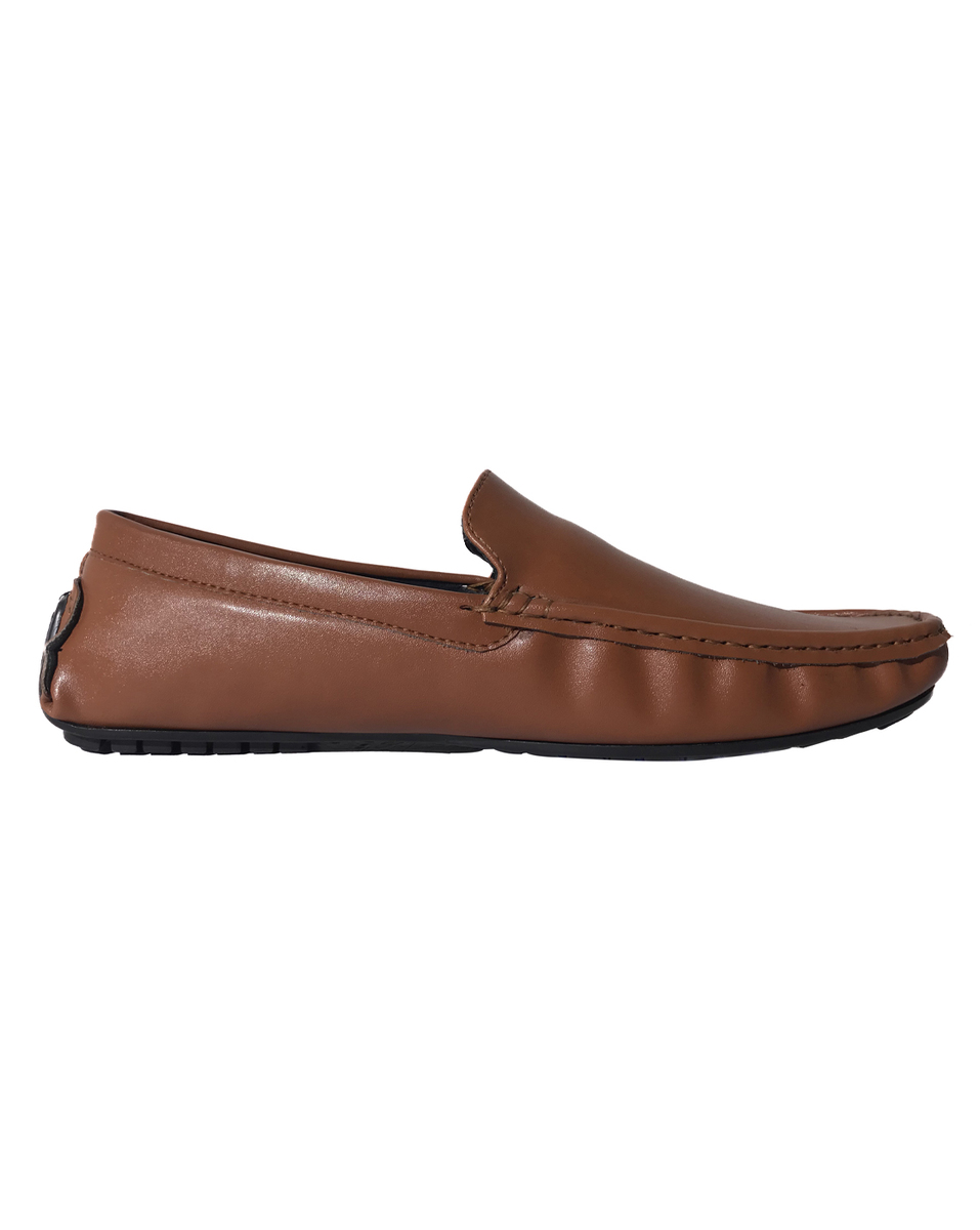Tom Smith Mens Synthetic Tan Slip-On Casual Shoe