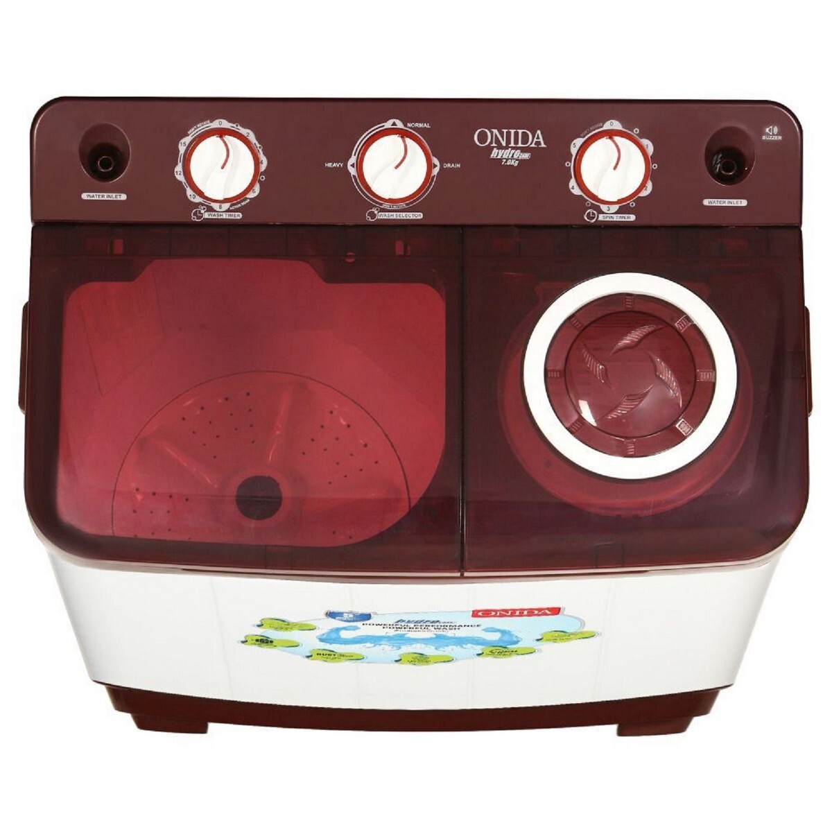 Onida Semi Automatic Top Load Washing Machine S70TR 7Kg