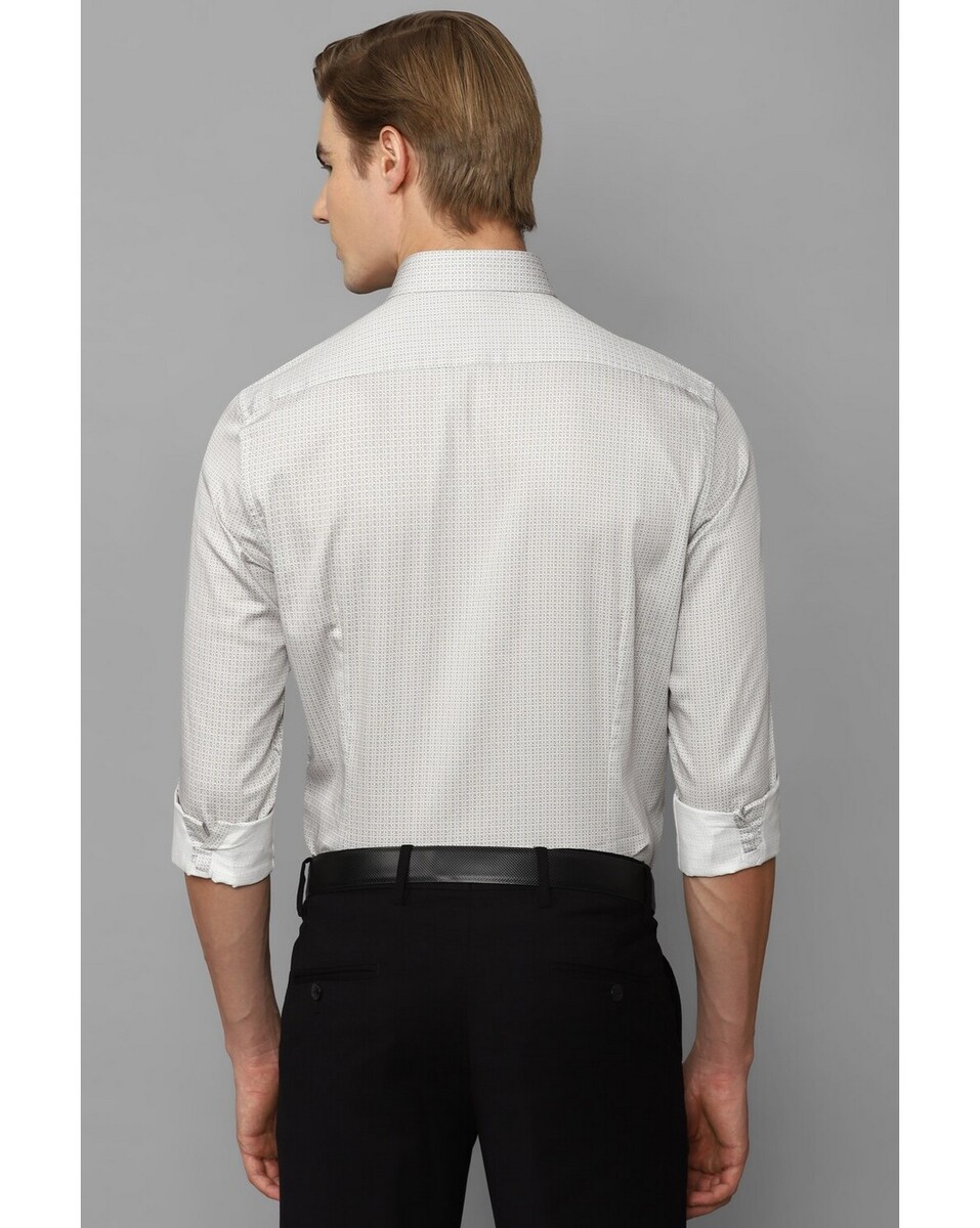 LOUIS PHILIPPE Men Printed Slim Fit Formal Shirt