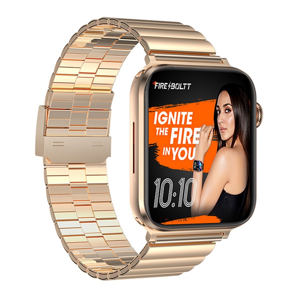 Fire Boltt Smart Watch Visionary Ultra Steel Gold