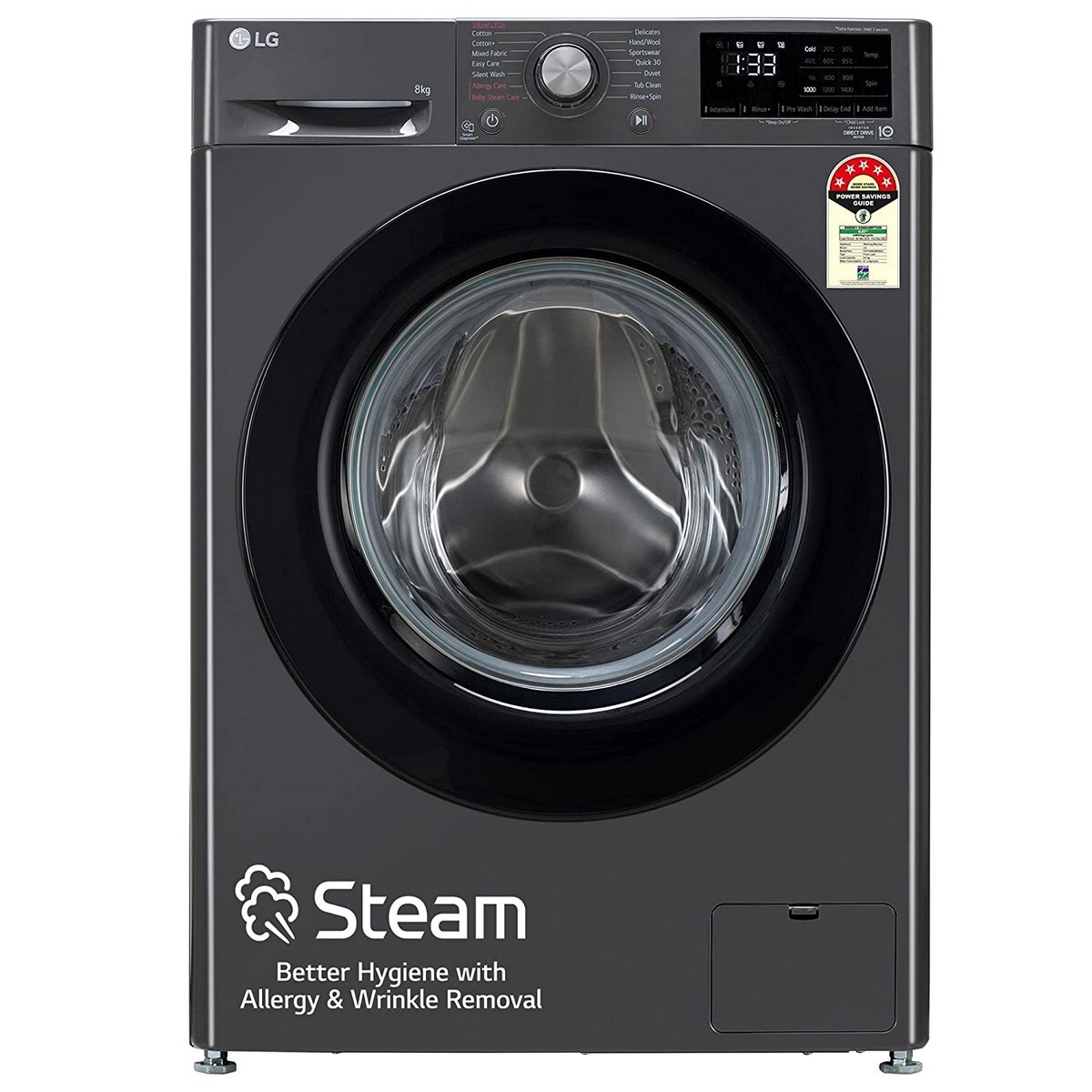 LG Front Load Washing Machine FHV1408Z2M 8kg 5 Star