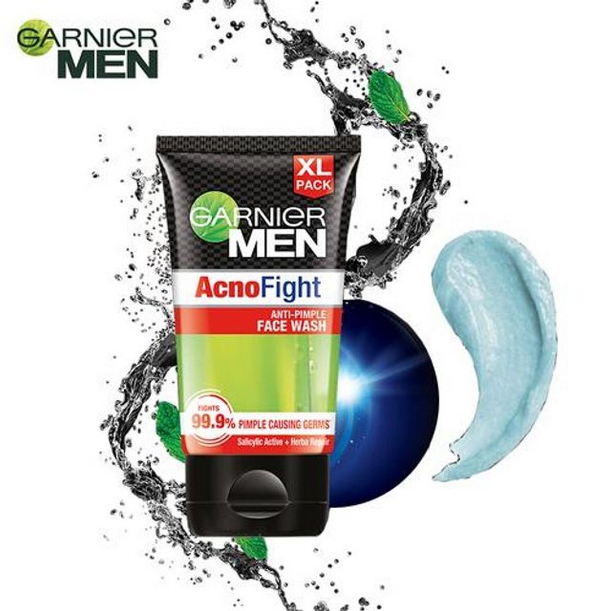 Garnier Men Acno Fight Anti-Pimple Facewash, 150 Ml