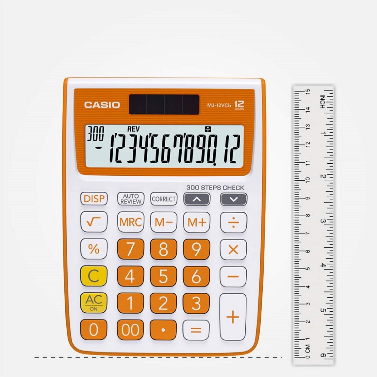 Casio Calculator MJ12VCB Orange