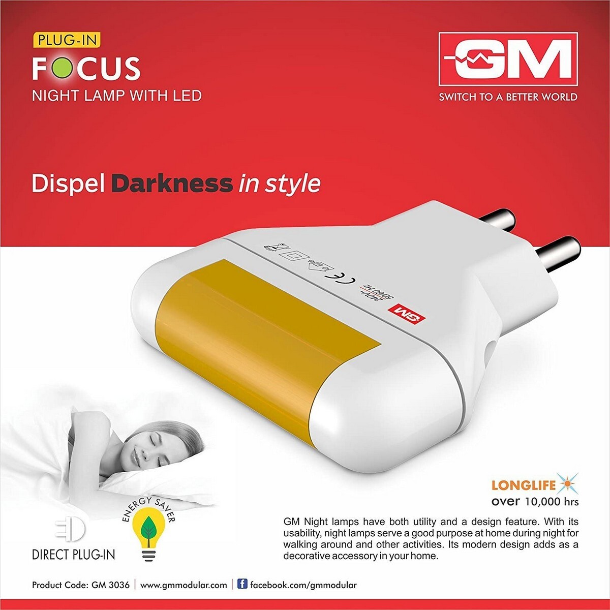 GM Night Lamp Focus-3036