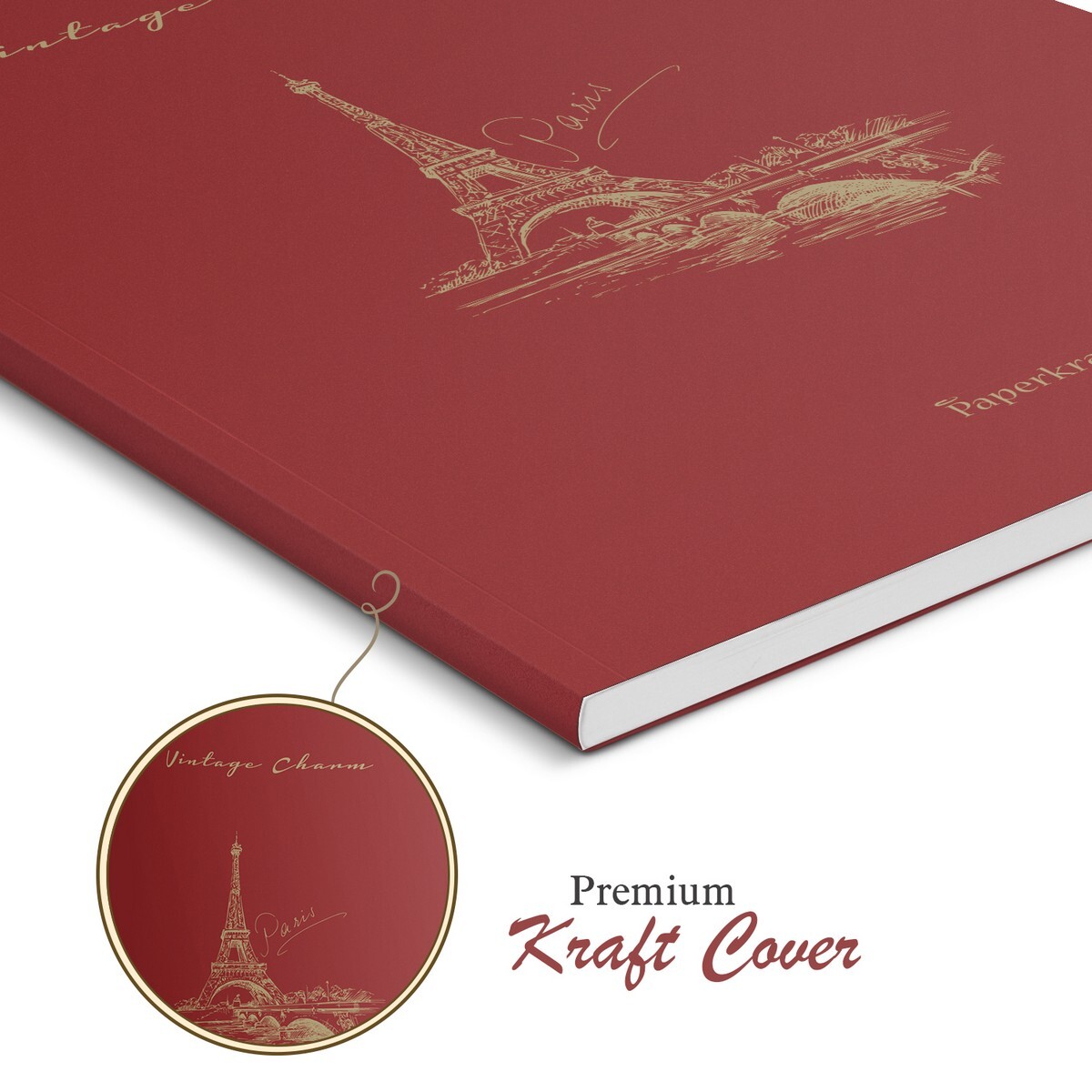 Classmate Paper Kraft ColA5 Diary Unruled 176P-52024 Assorted Colour & Design