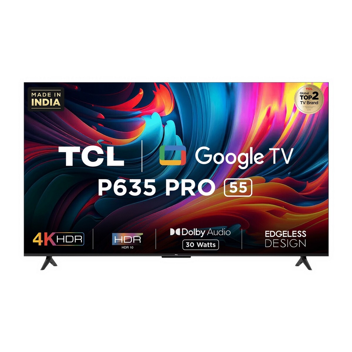 TCL 4K Ultra HD Android Smart Google TV 55P635 Pro 55"