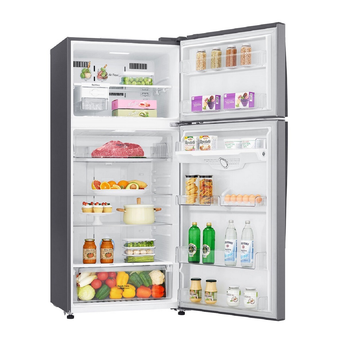 LG Frost Free Double Door Refrigerator GN-H602HLHM 475L