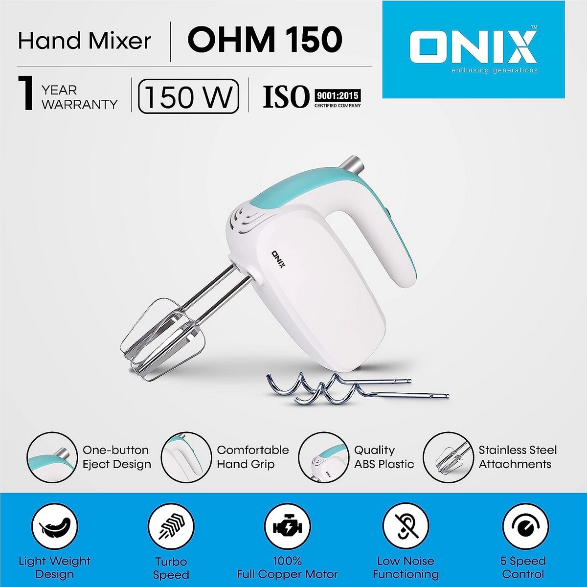 Onix Hand Mixer OHM 150