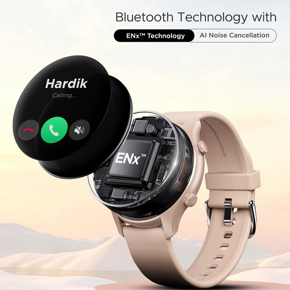 Boat Smart Watch Lunar Connect Plus Cherry Blossom