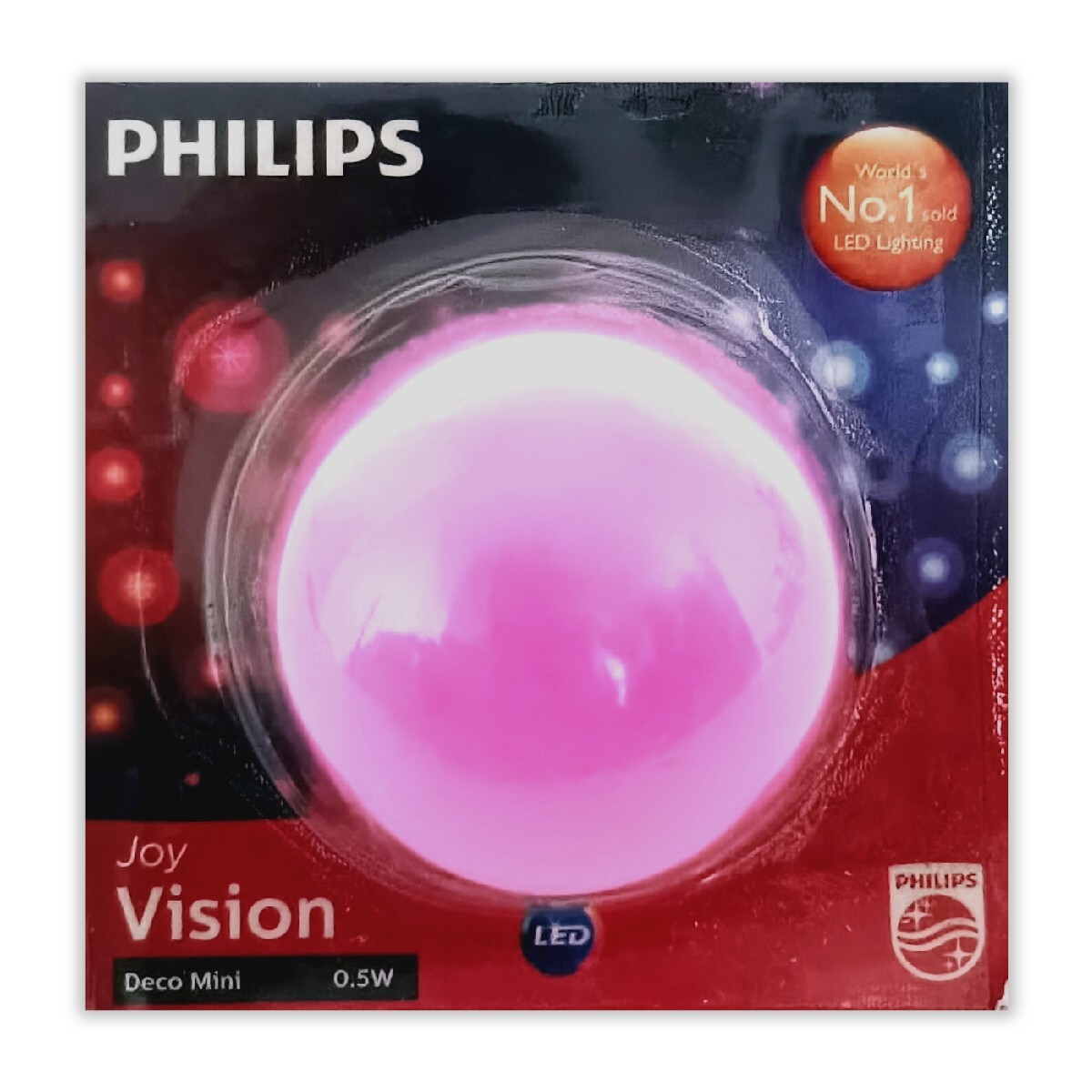 Phlips Deco LED Lamp 0.5W B22 Pink