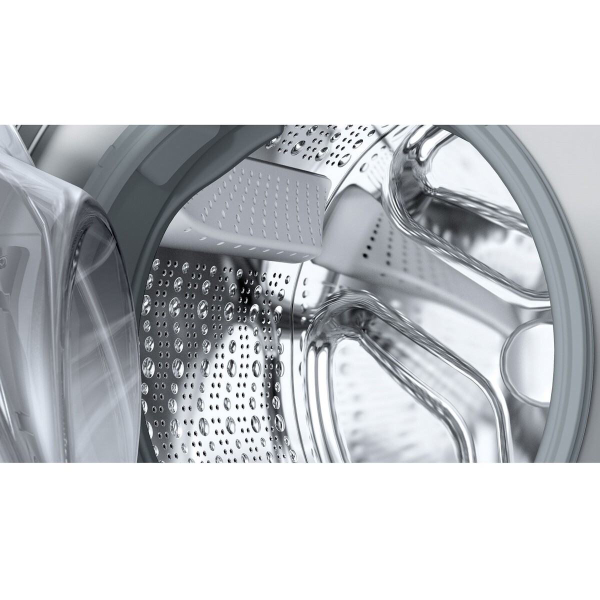 Bosch Frond Load Washing Machine WAJ2846GIN 8Kg Silver Steam