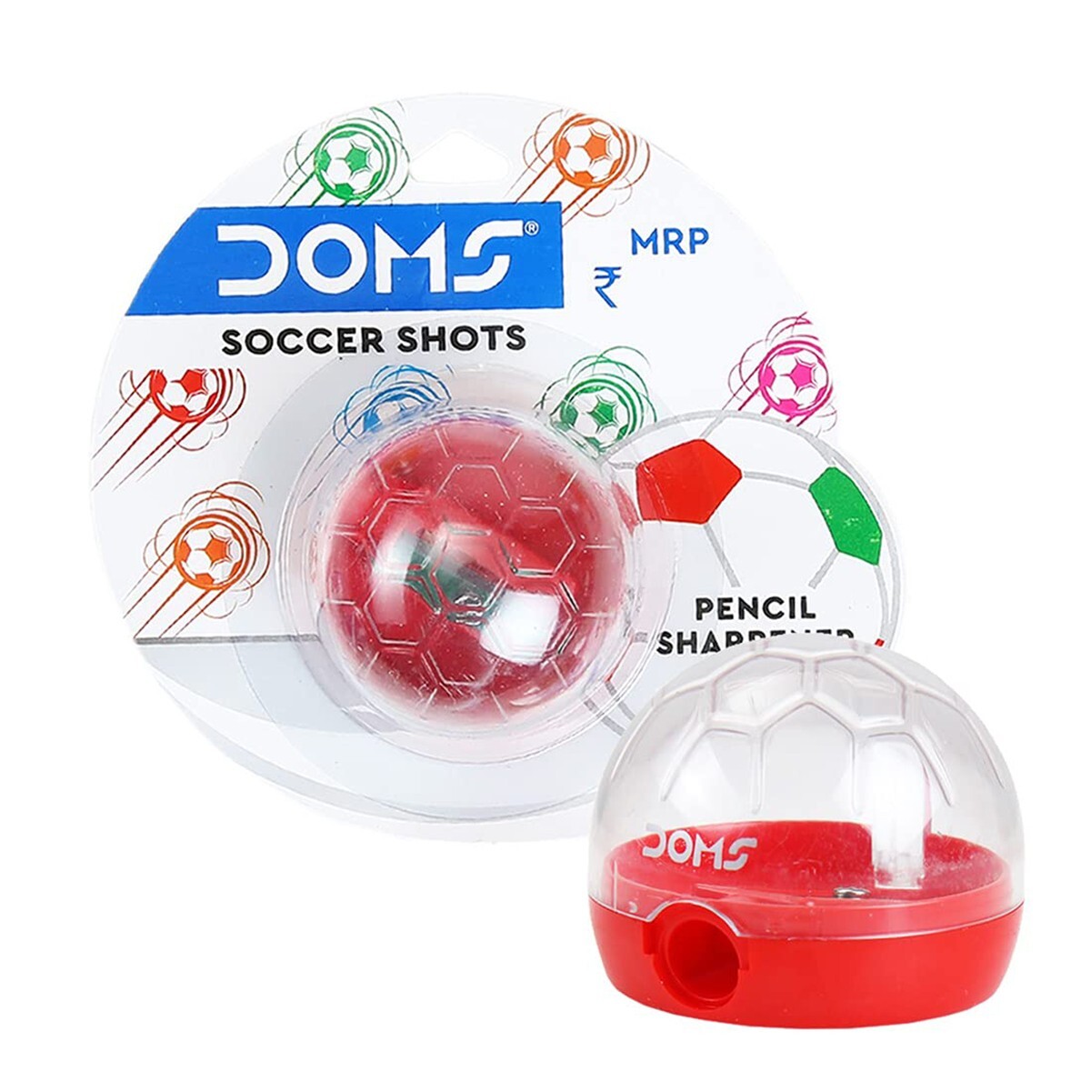 Doms Soccer Shots Pen-Sharpner 8211