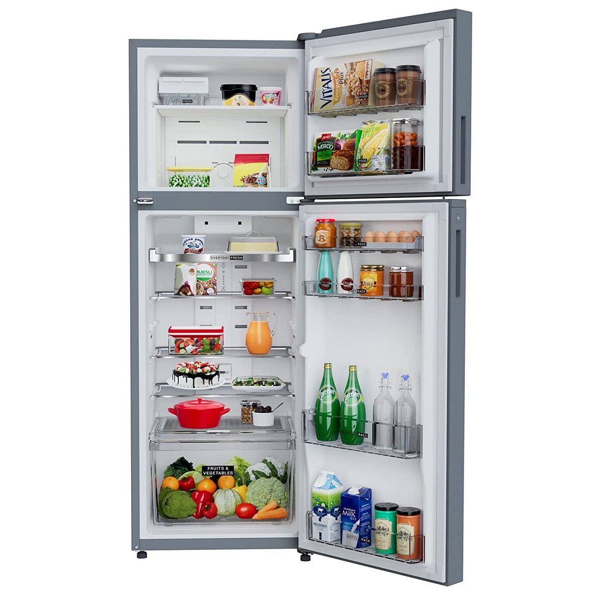 Whirlpool Refrigerator Frost Free Cnv 305 Illusia Steel 259L