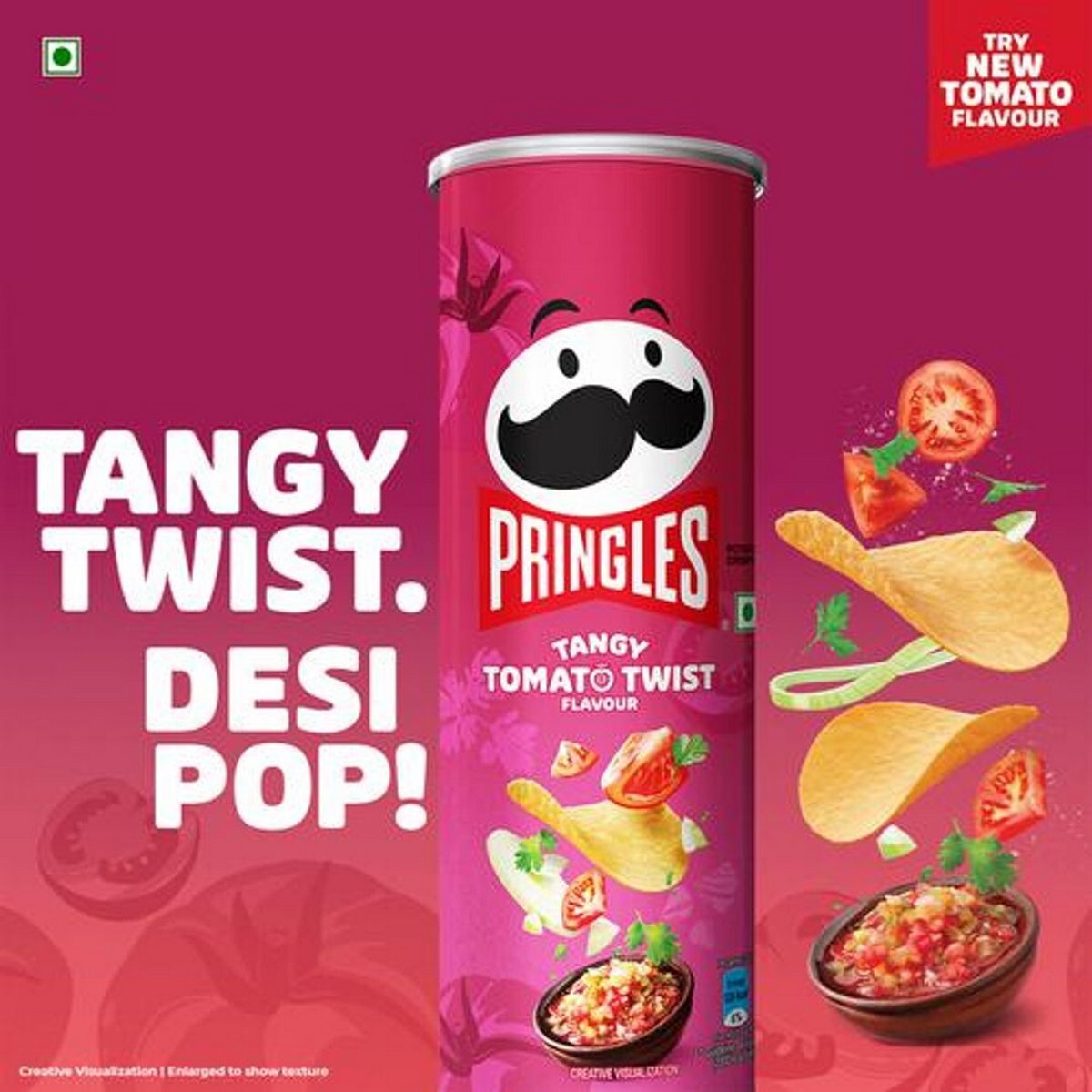 Pringles Tangy Tomato Twist 102G