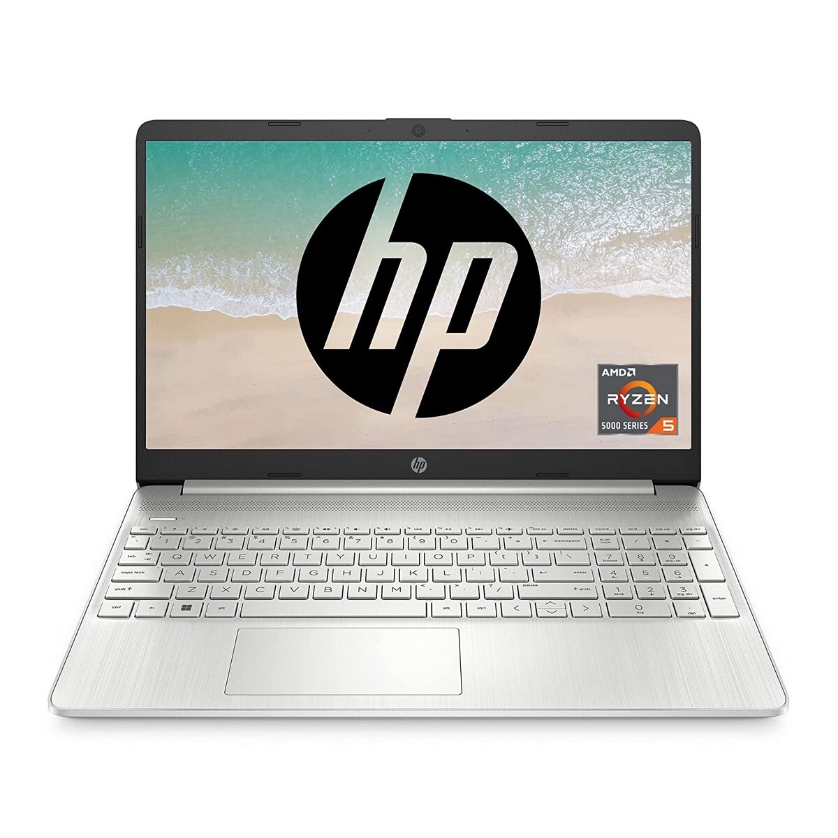 HP Ryzen 5 Hexa Core 5500U - (8 GB/512 GB SSD/Windows 11 Home) 15s- eq2223AU Thin and Light Laptop