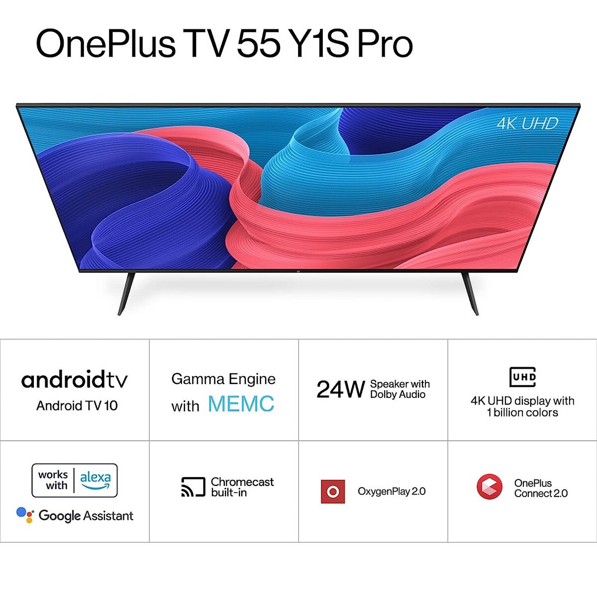 Oneplus 4K Smart Android LED TV PRO 55Y1S 55"