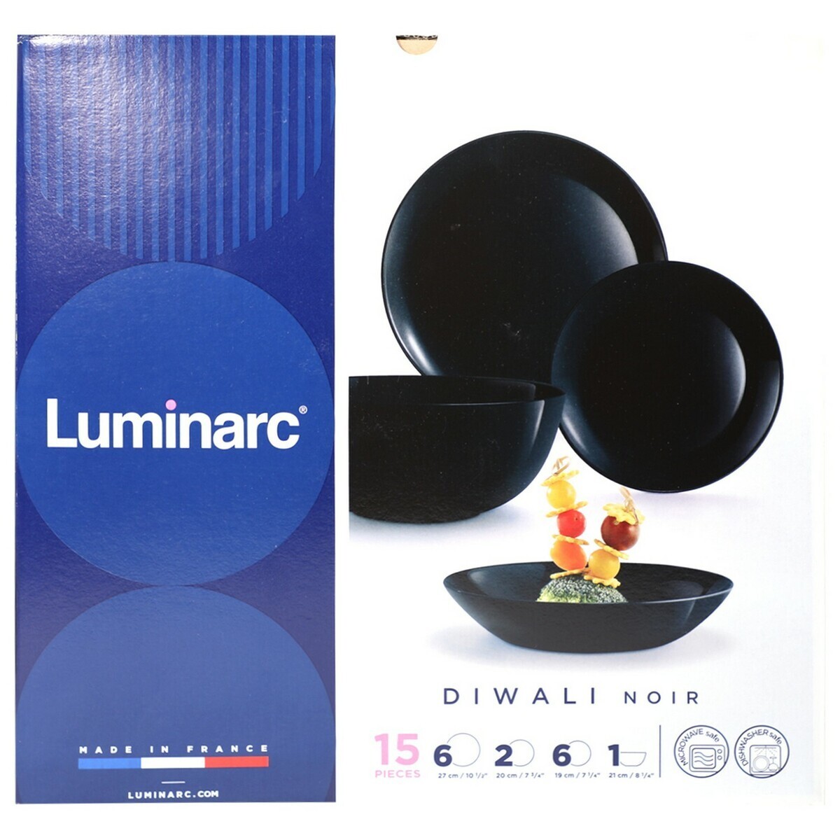 Luminarc Diwali Dinner Set 15Pc Assorted  Colours