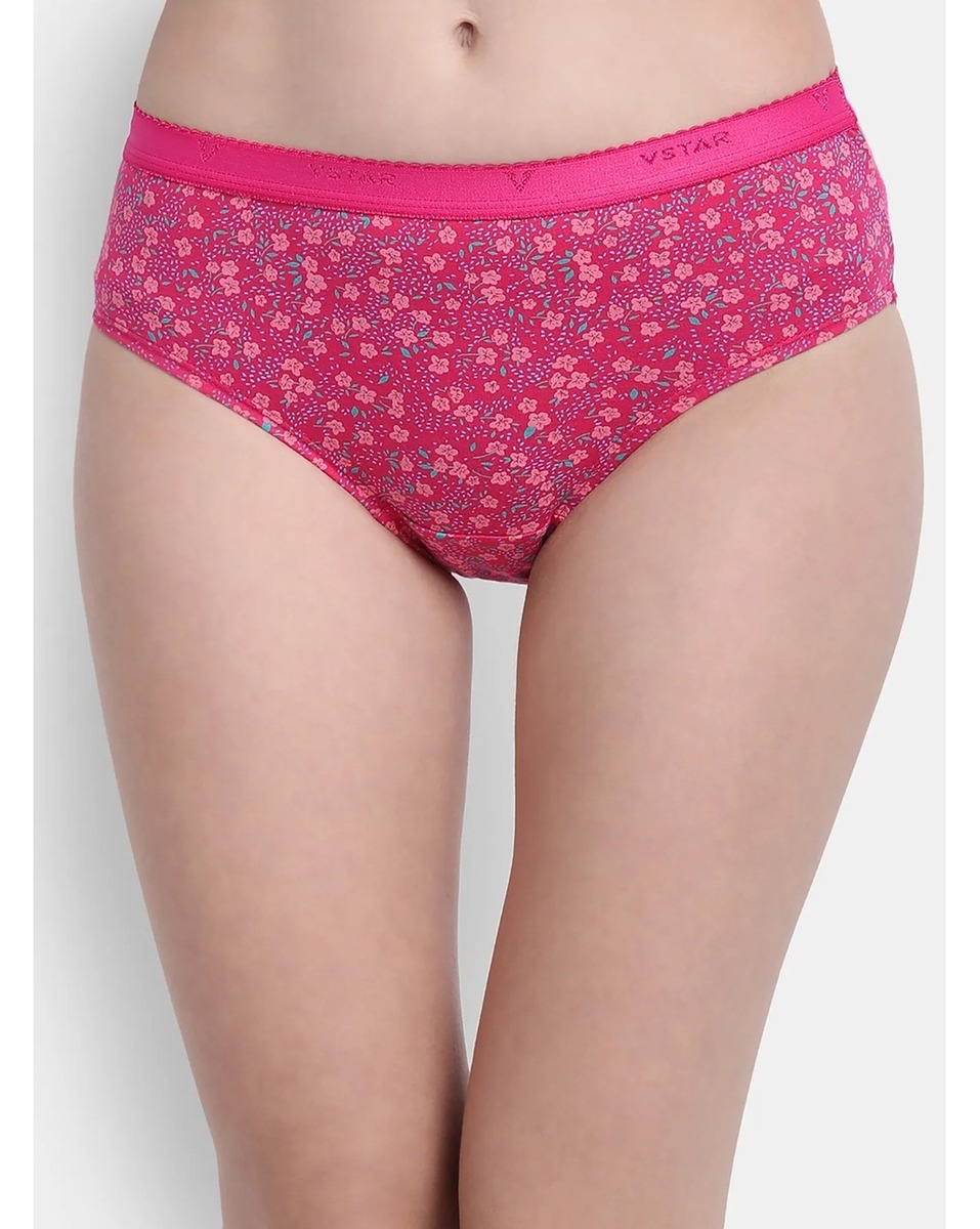 V-Star Ladies Printed Assorted Colour 3 Pieces Set Panties Medium