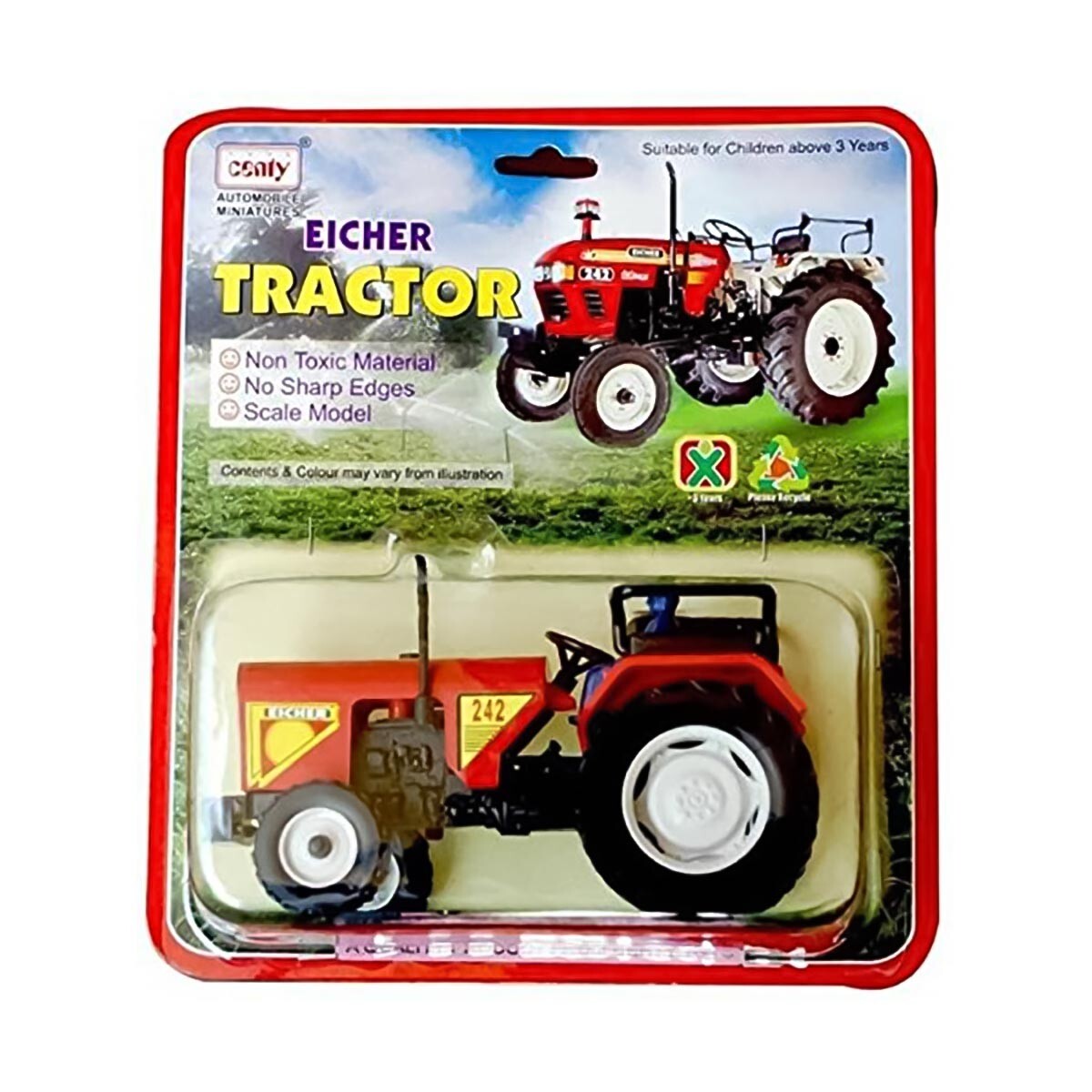 Centy Pull Back Eicher Tractor-CT101