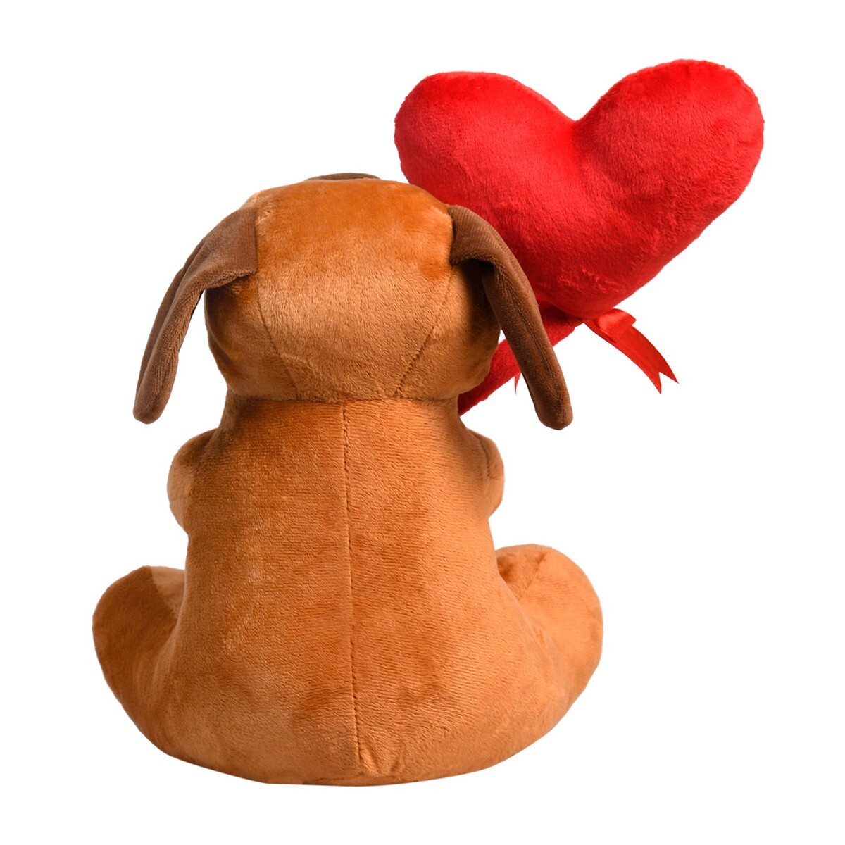 Ultra Valentine Plush Toy Dog With Heart 10in UST-8060