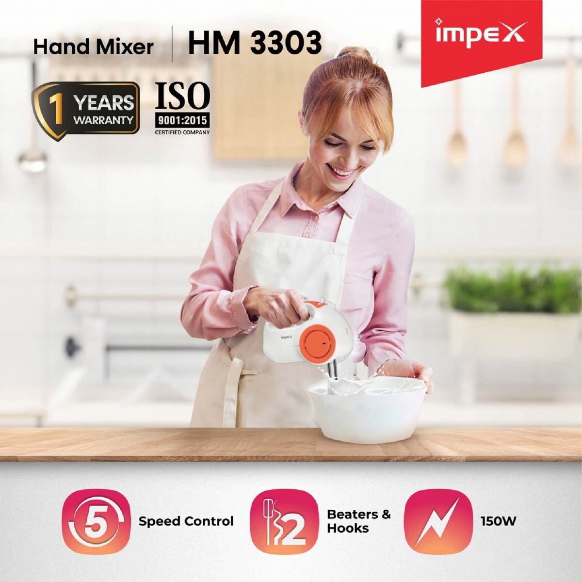 Impex Hand Mixer HM3303