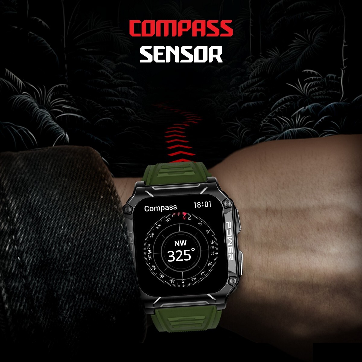 Boat Smart Watch Wave Armour 2 Forest Green