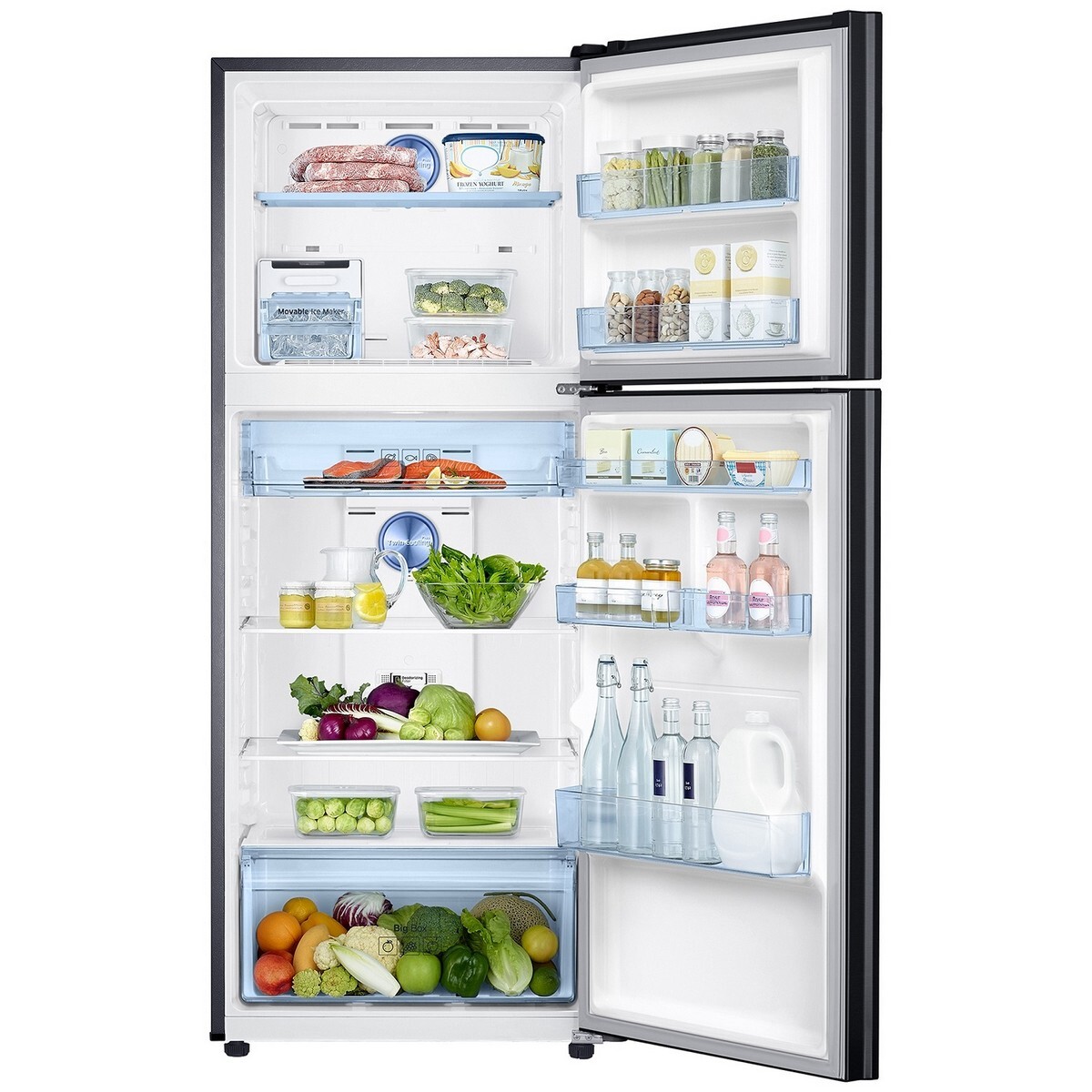 Samsung Twin Cooling Plus  Double Door Refrigerator RT39C5532BS 363L