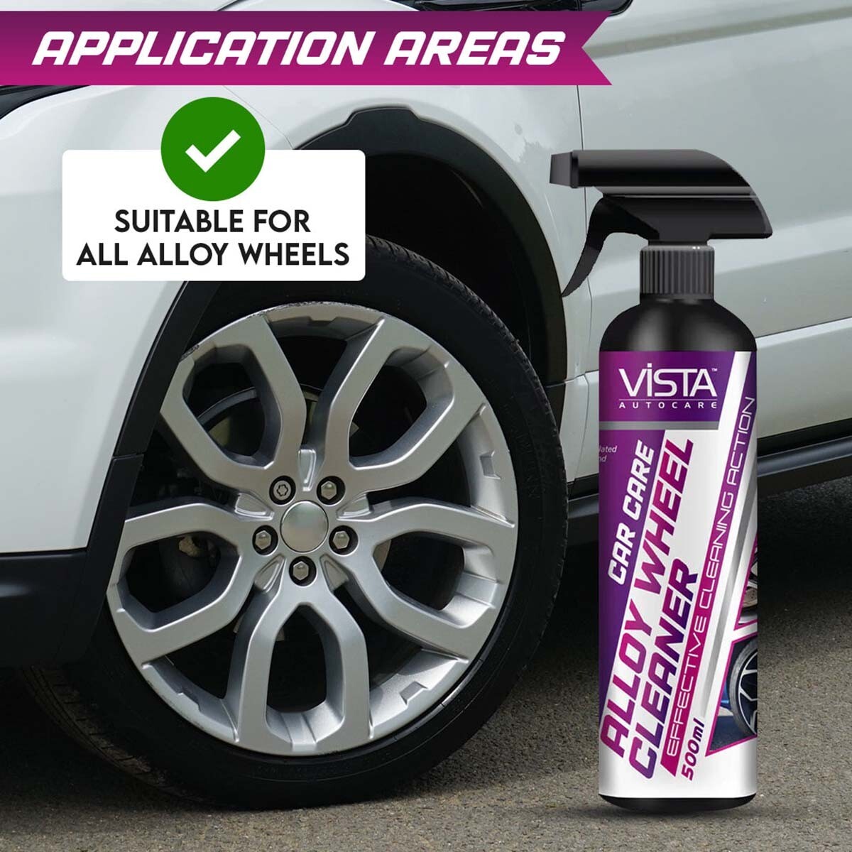 Vista Auto Care V Alloy Wheel Cleaner 500Ml