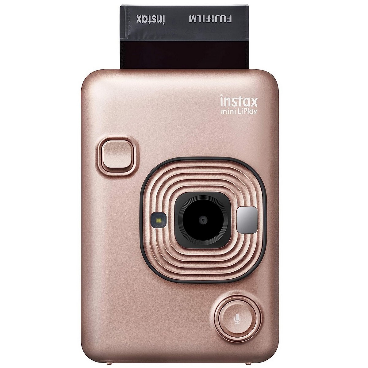 Fuji Instax Camera Mini Liplay Blush Gold
