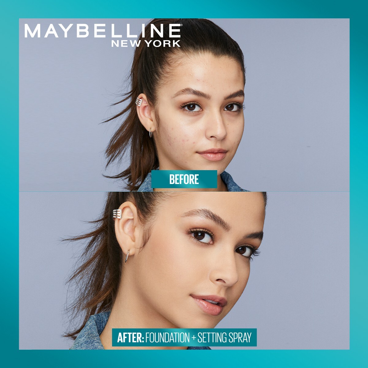 Maybelline Fit Me Matte + Poreless Setting Spray, 60 ml , Transfer-proof, 24H Oil-Control Formula With Witch Hazel, 60 ml