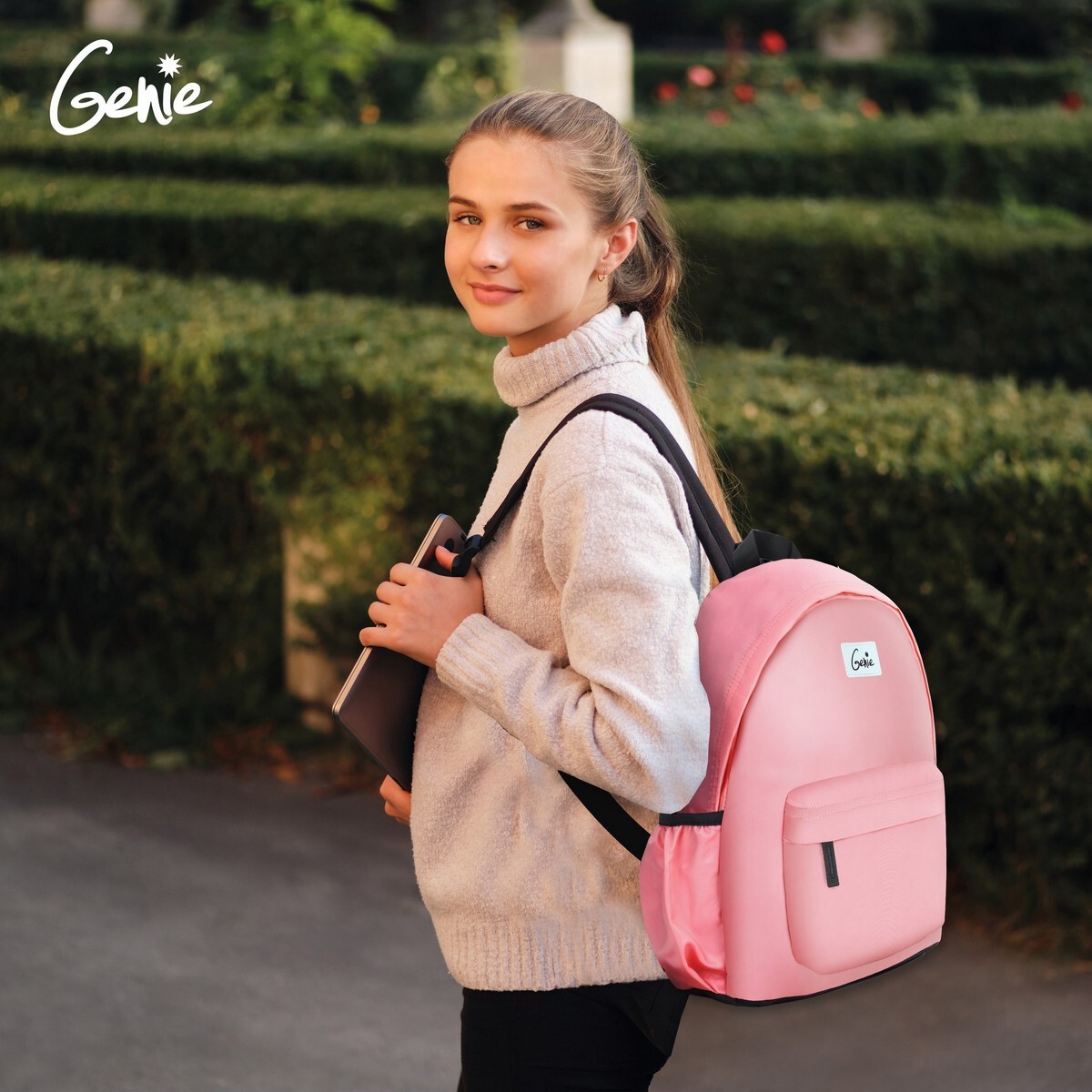 Genie Candy Back Pack 14in Pink