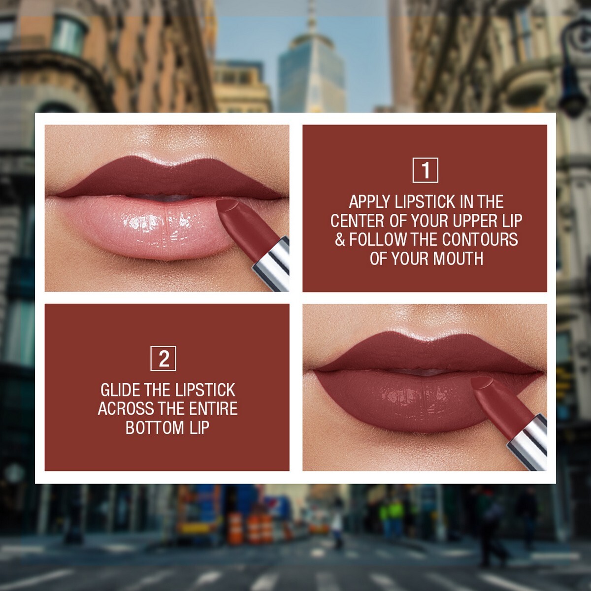 Maybelline New York Color Sensational Creamy Matte Lipstick, The Bricks- City Heat Collection, East Village Rose 5, 3.9g