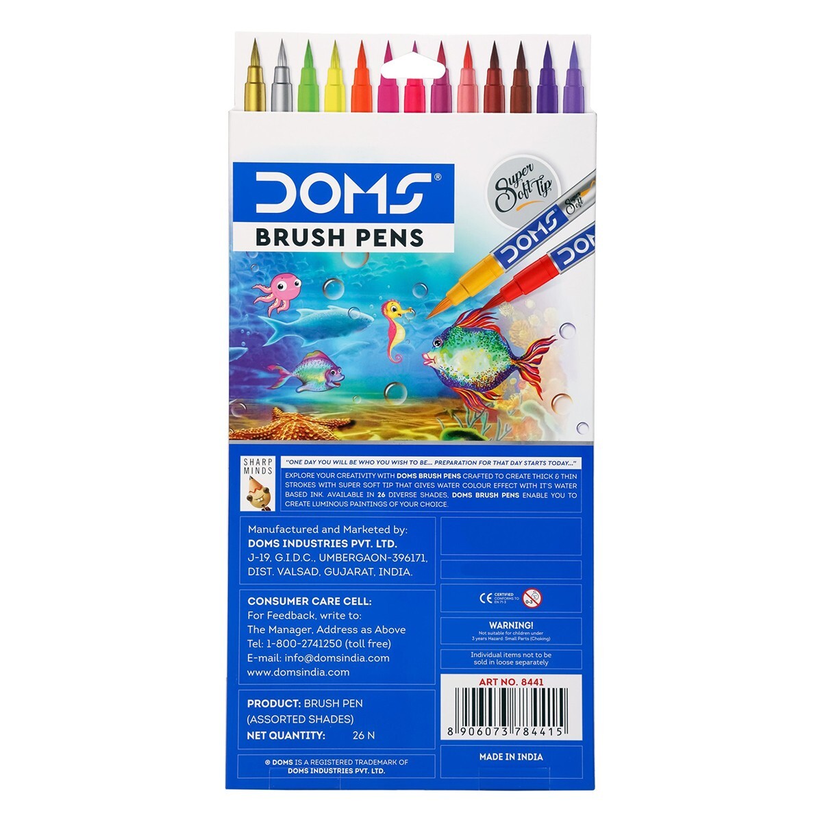 Doms Brush Pen 26 Shades 8441