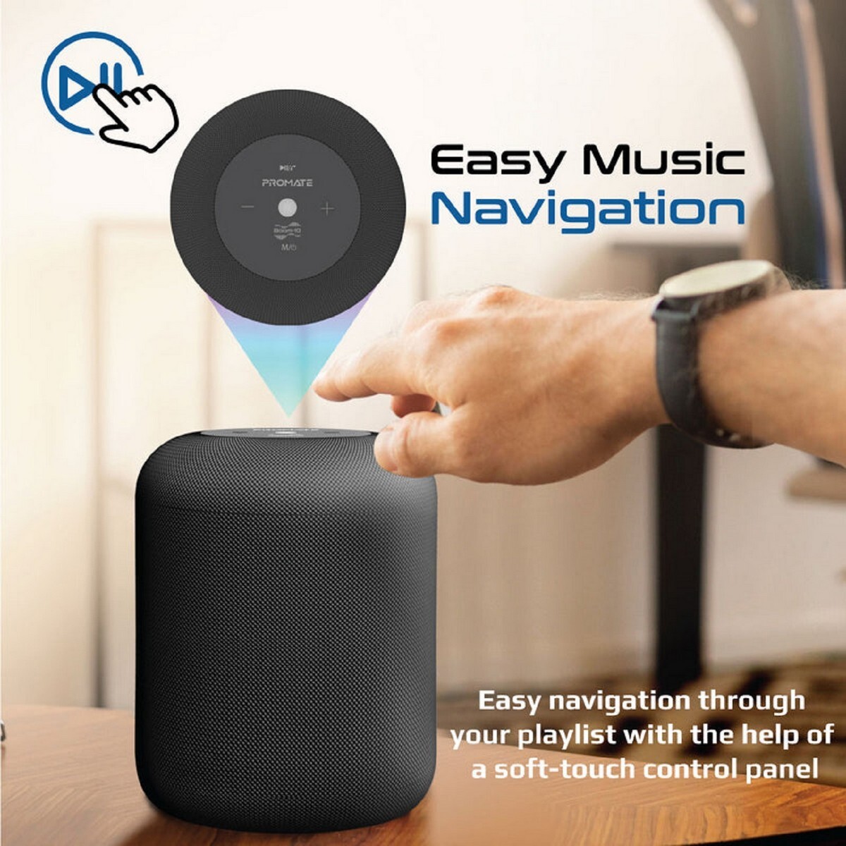Promate Bluetooth Speaker Boom 10W Black