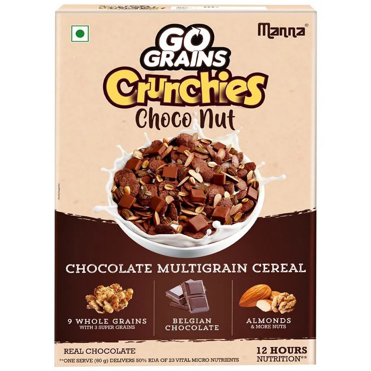 Manna Crunchies Choco Nut 300g