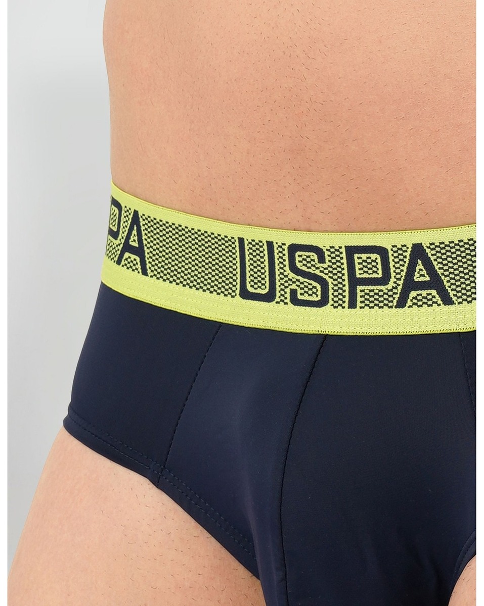 U.S Polo Brief I708 Active Navy, Large