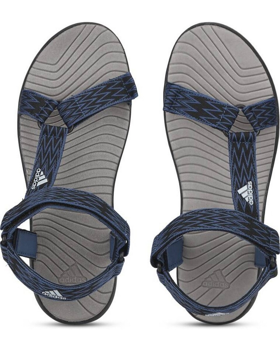 Adidas Mens Textile Blue Velcro Sandals