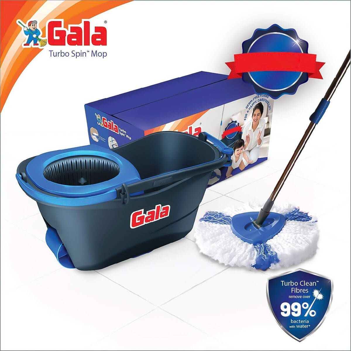 Buy Gala Turbo Spin Mop Online - Lulu Hypermarket India