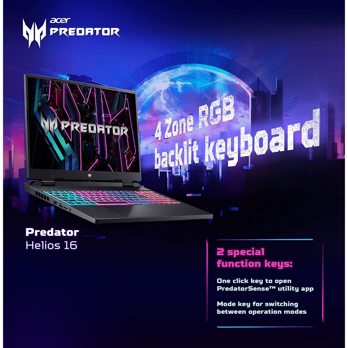 Acer Predator Neo Core i7 13700HX 13th Gen - (16 GB/1 TB SSD/Windows 11 Home/6 GB Graphics)PHN16-71-757P Gaming Laptop