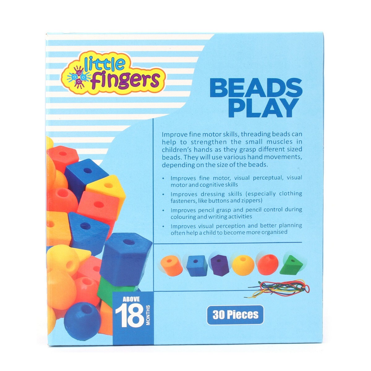 Little Fingers Beads Play Blocks LFT022