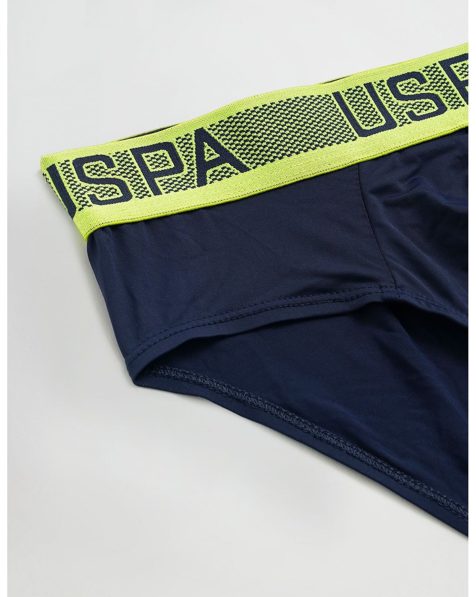 U.S Polo Brief I708 Active Navy, Large