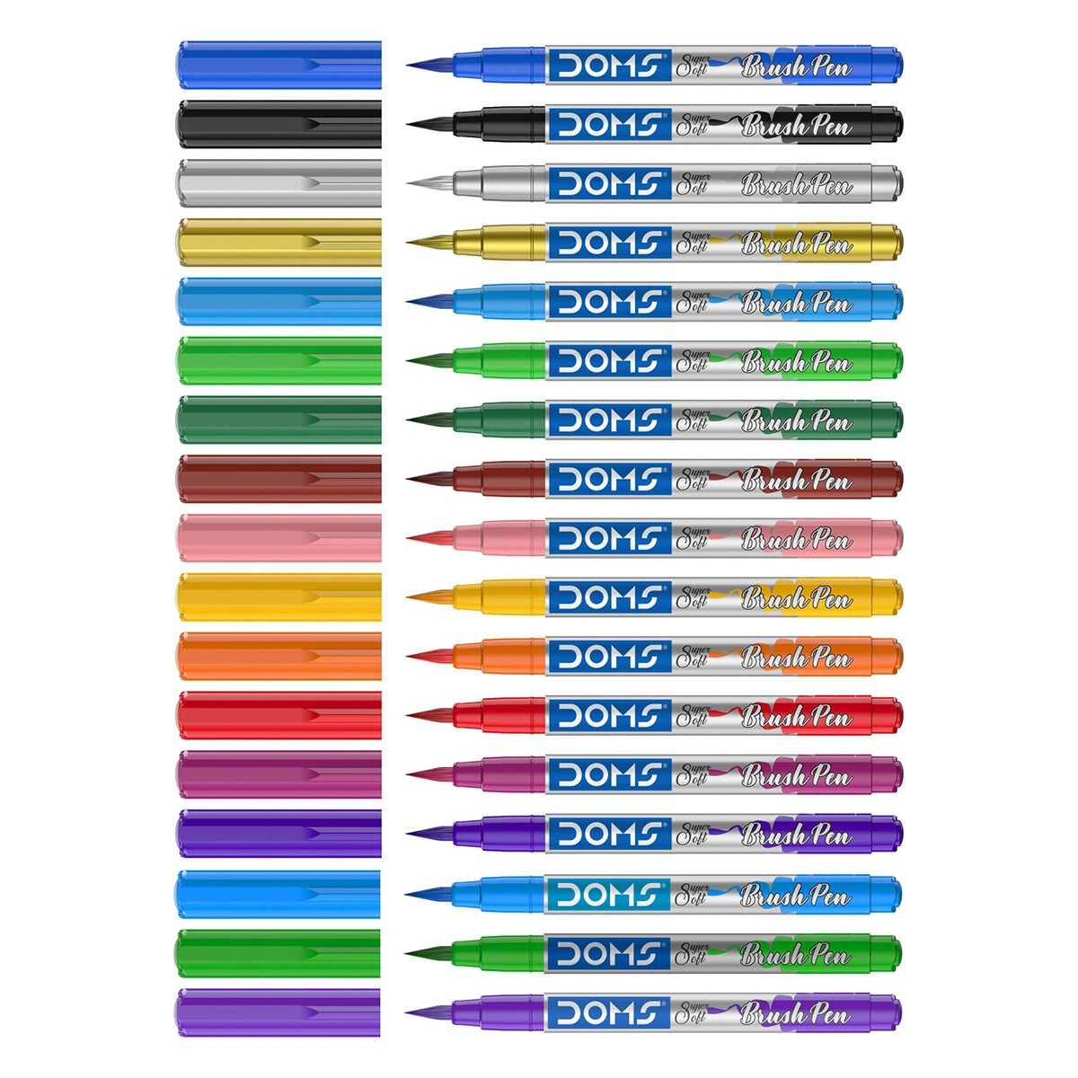 Doms Brush Pen 26 Shades 8441