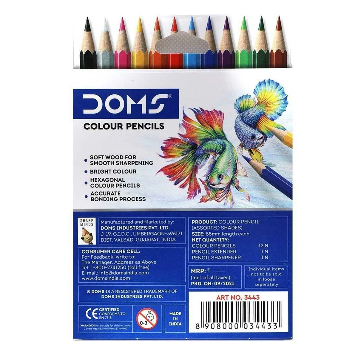 Doms HSC 12 Colour Pencil 3443