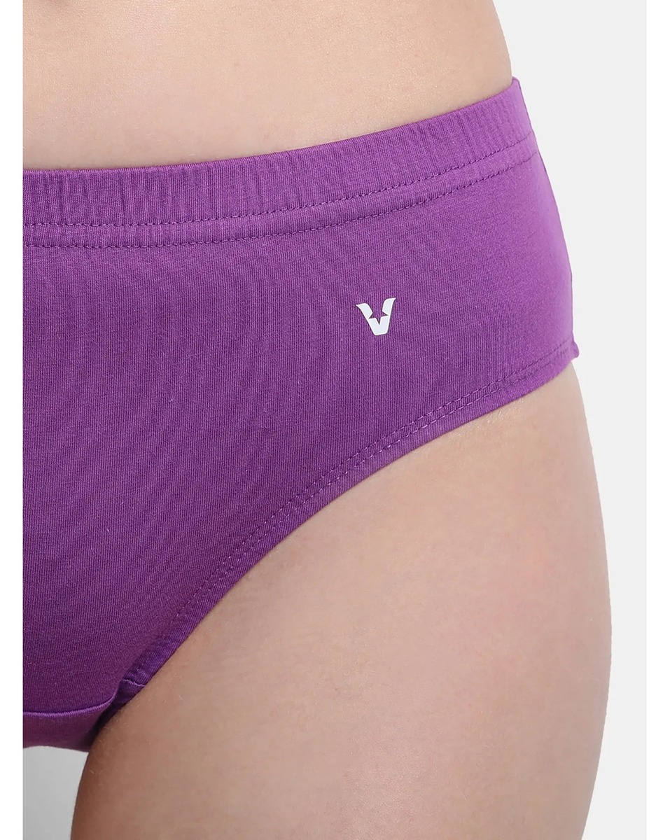 V-Star Ladies Solid Assorted Colour 3 Pieces Set Panties Triple Extra Large