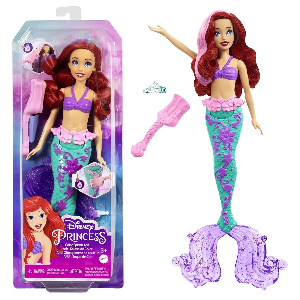 Disney Princess Ariel Splsh Doll-HLW00